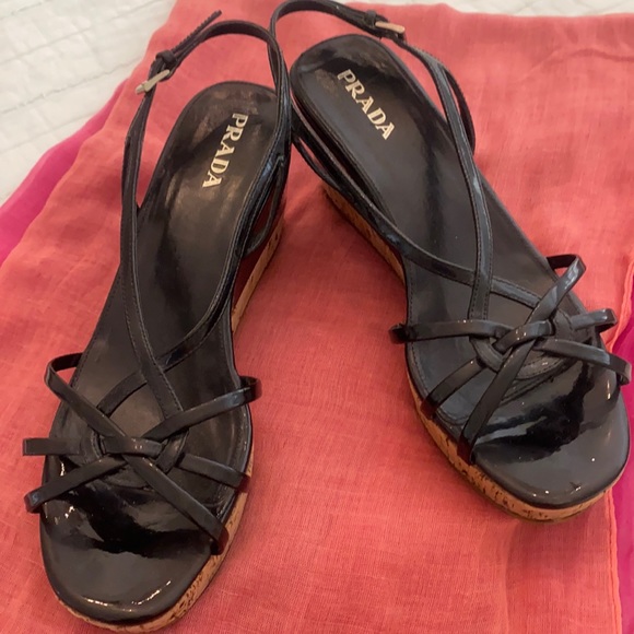PRADA platform sandals - Picture 1 of 8